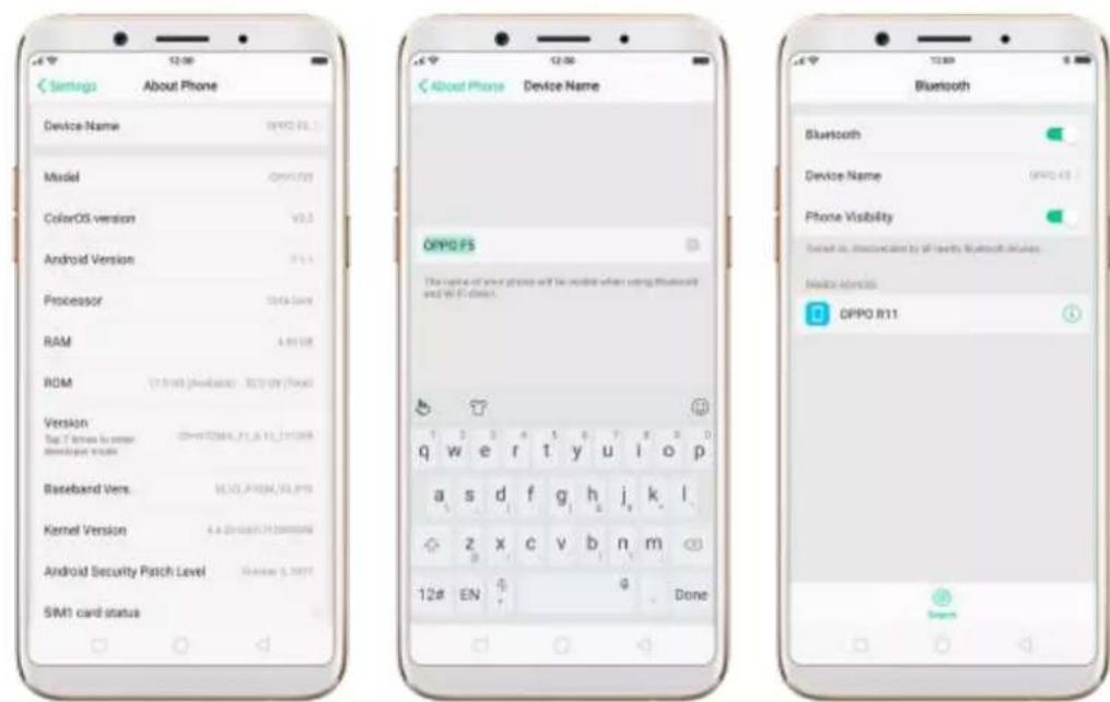OPPO F5 Youth - ColorOS 3.2 device name - 1