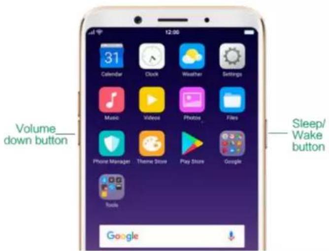 OPPO F5 Youth - When phone is on - 1