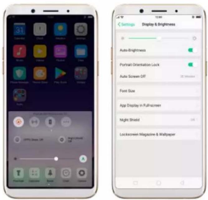 OPPO F5 Youth - Change the screen orientation - 4