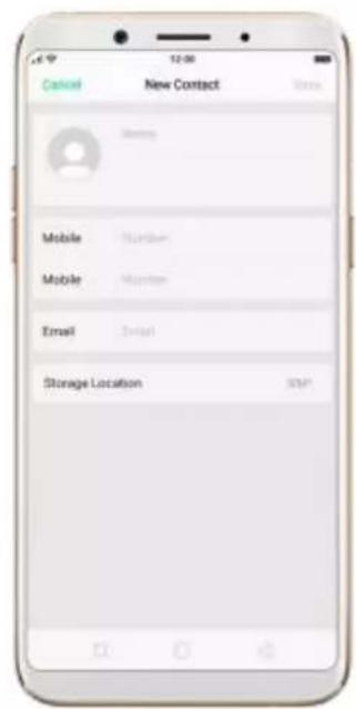 OPPO F5 Youth - SIM contacts - 1