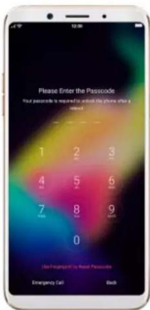 OPPO F5 Youth - Reset password with fingerprint - 1