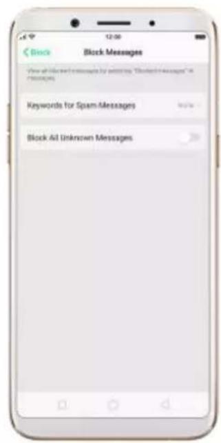 OPPO F5 Youth - Customize message settings - 1
