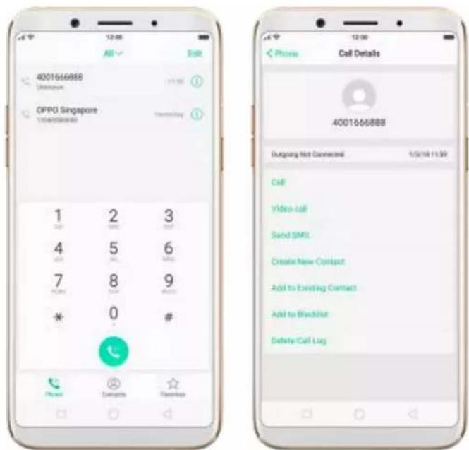 OPPO F5 Youth - Add a contact - 5