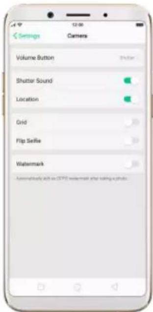 OPPO F5 Youth - Camera settings - 1