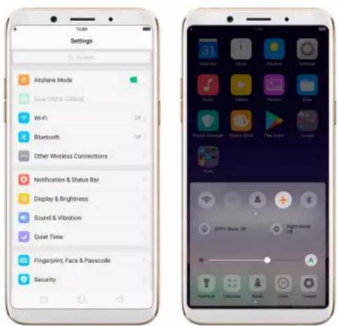 OPPO F5 Youth - Personalize your Control Center - 2