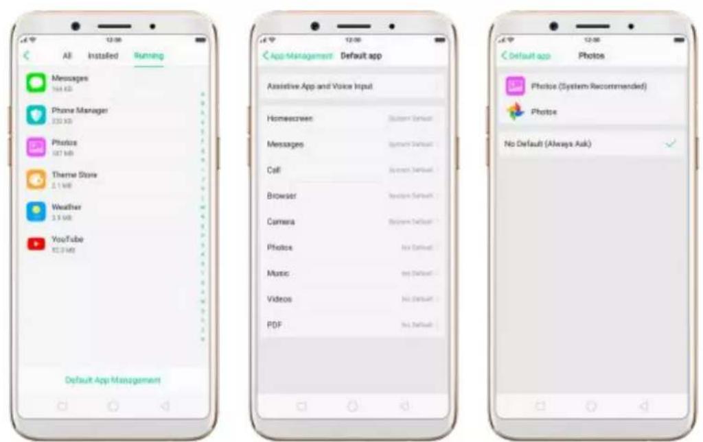 OPPO F5 Youth - Manage Default App - 1