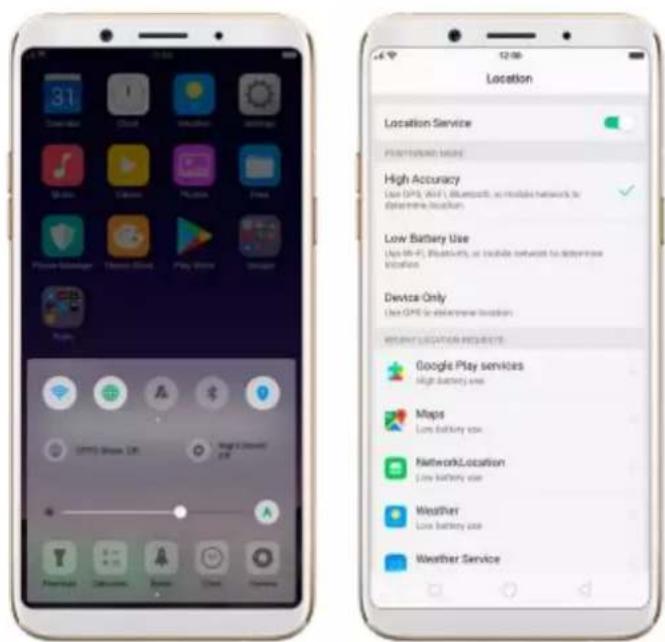 OPPO F5 Youth - Location Service - 1