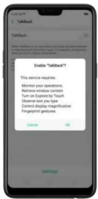 OPPO F7 Youth - TalkBack - 2