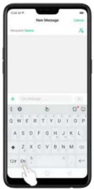 OPPO F7 Youth - Add or change keyboard languages - 4