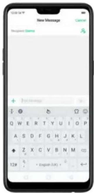 OPPO F7 Youth - Keyboard Layout - 1