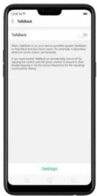 OPPO F7 Youth - TalkBack - 1