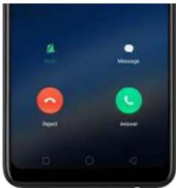 OPPO F7 Youth - Answer or reject a call - 1