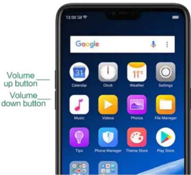 OPPO F7 Youth - Volume buttons - 1
