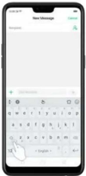 OPPO F7 Youth - Type text - 1
