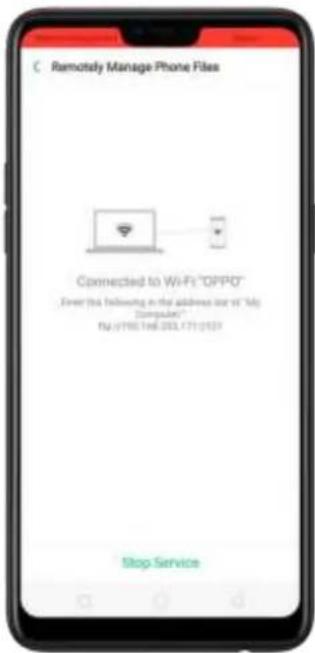 OPPO F7 Youth - Use Remote Management to view and download les. - 2