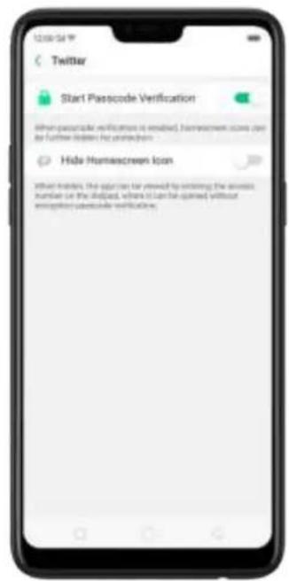 OPPO F7 Youth - Hide Home screen icon - 1