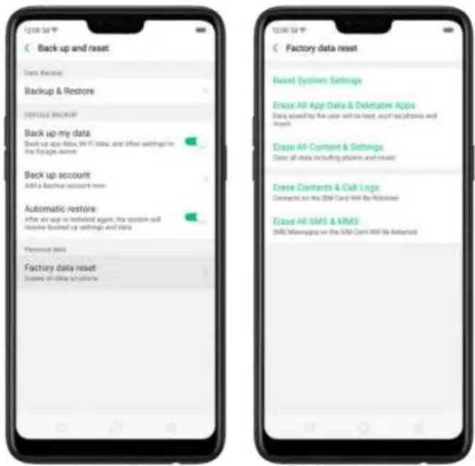 OPPO F7 Youth - Erase All SMS and MMS - 1