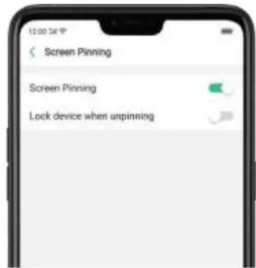 OPPO F7 Youth - Acvate screen pinning - 1
