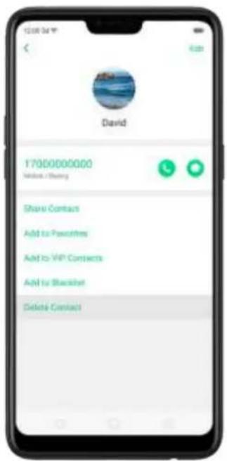 OPPO F7 Youth - Assign a photo to a contact or change a contact's photo. - 3