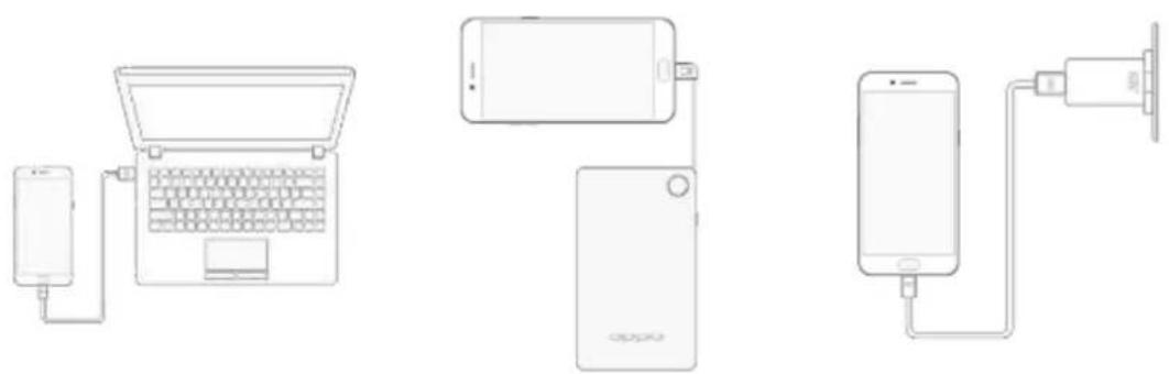 OPPO F7 Youth - Charging the battery - 1