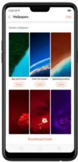 OPPO F7 Youth - Change the wallpaper - 2