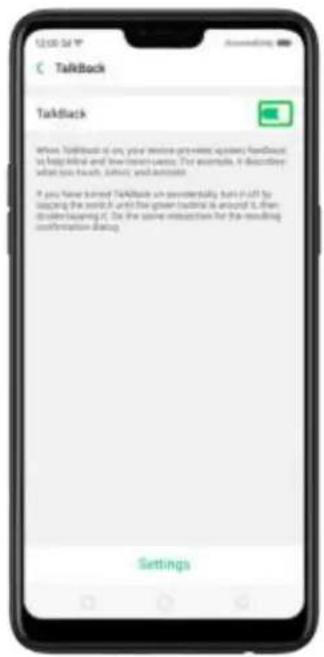 OPPO F7 Youth - TalkBack - 5