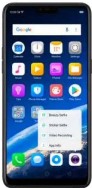 OPPO F7 Youth - Quick Actions - 1