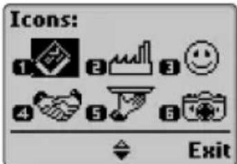Icons: 1 2 3 😊 4 5 6 Exit