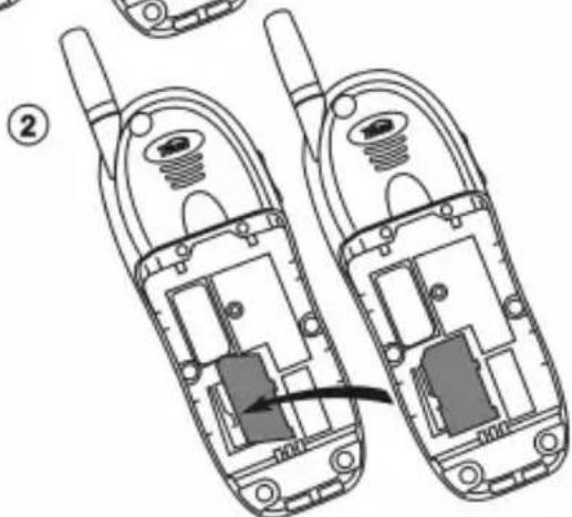 MITSUBISHI Trium Eclipse - Inserting the SIM card - 2