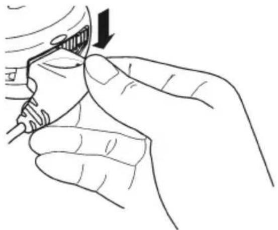 MITSUBISHI Trium Eclipse - Disconnecting the headset - 1