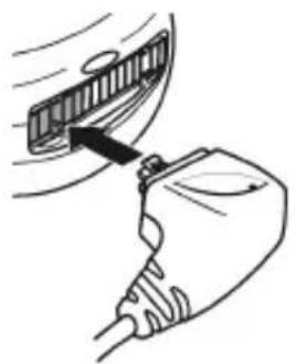 MITSUBISHI Trium Eclipse - Connecting the headset - 1