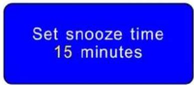 COBRA CIR 1000 A - Snooze Function - 3