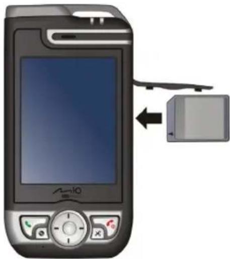 MIO DigiWalker A700 - Using a SD/MMC Card - 1