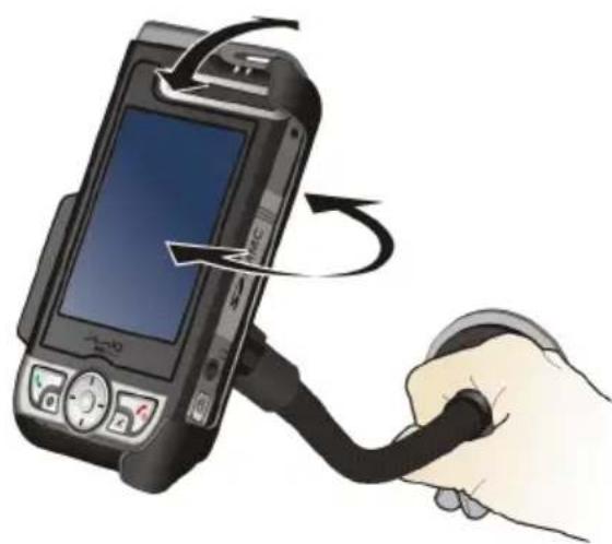 MIO DigiWalker A700 - Using the Car Holder - 2
