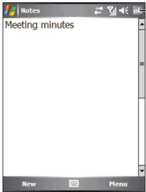 Notes Meeting minutes New Menu