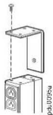 APC AP9565 - Attaching brackets to the PDU - 3