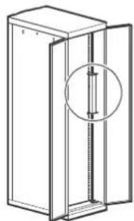 APC AP9565 - Mounting the PDU (using screws) - 1