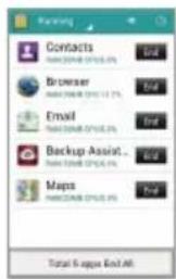 PANTECH Marauder - Managing applications with Task Manager - 1