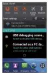 PANTECH Marauder - Checking status bar and Quick on/off - 1