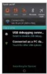 PANTECH Marauder - Checking status bar and Quick on/off - 2