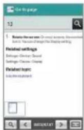 PANTECH Marauder - Moving to a page in a document - 2