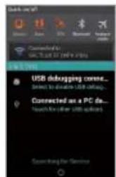 PANTECH Marauder - Checking status bar and Quick on/off - 2