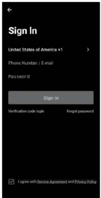 Sign In United States of America +1 Phone Number / E-mail Password Sign In Verification code login Forgot password I agree with Service Agreement and Privacy Policy