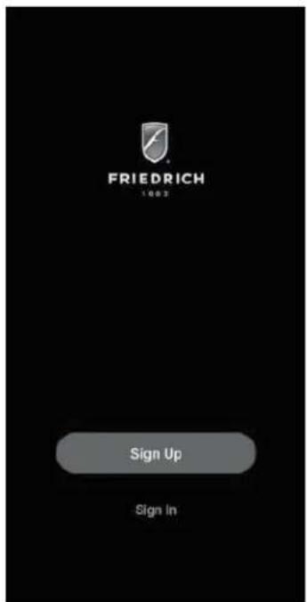 FRIEDRICH 10.02 Sign Up Sign In