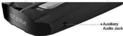 TEXT DISPLAY Auxiliary Audio Jack