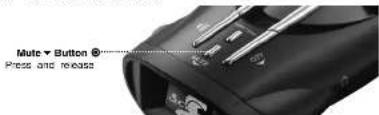 Mute ▼ Button Press and release