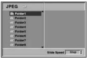 JPEG Folder1 Folder2 Folder3 Folder4 Folder5 Folder6 Folder7 Folder8 Slide Speed Step 1