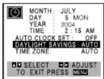 SANYO DWM-3900 - Setting the Clock Manually - 2