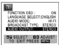 SANYO DWM-3900 - VHS Hi-Fi Stereo System/ MTS Broadcast - 2