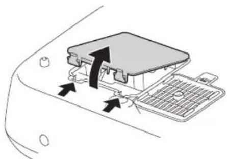 EPSON PowerLite Cinema 550 - Replacing the Lamp - 2